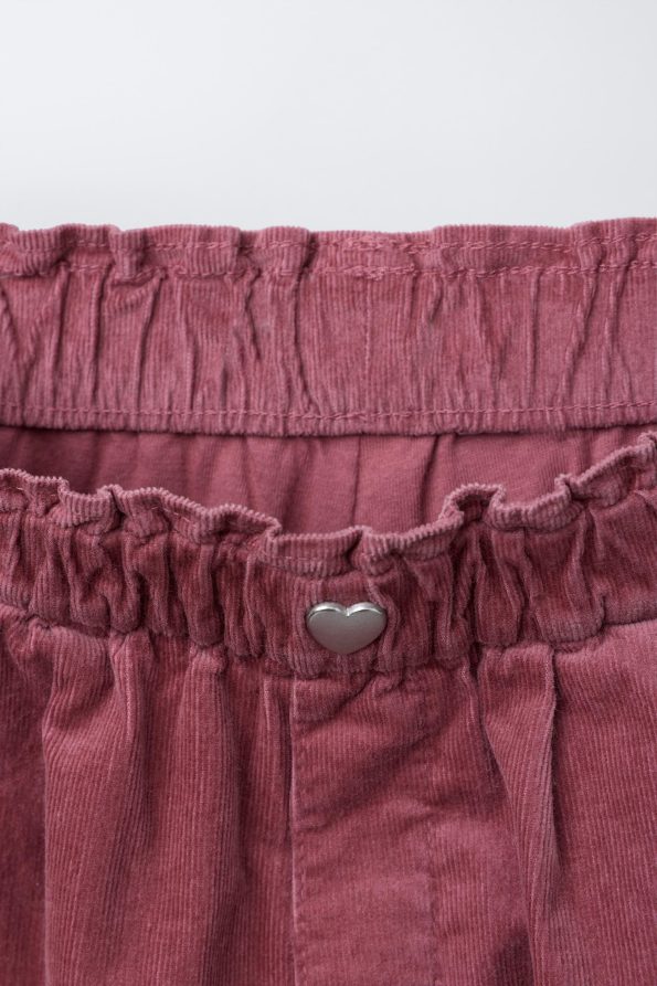 Lined Needlecord Baggy Trousers
