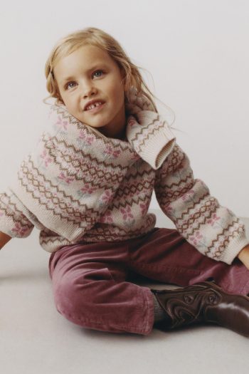 Lined Needlecord Baggy Trousers