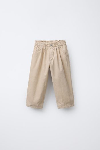 Lined Needlecord Baggy Trousers