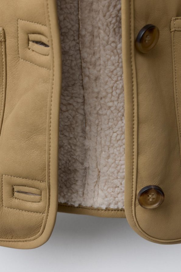 Double-Faced Faux Shearling Coat