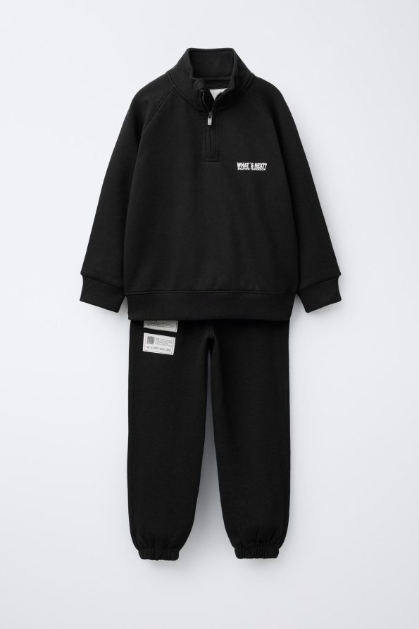 Zip-Up Sweatshirt and Jogger Set