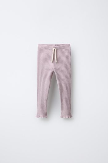 Soft-Touch Ribbed Leggings