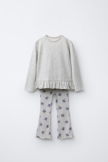 Printed Soft Touch T-Shirt and Leggings Set