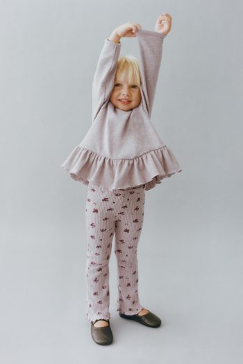 Printed Soft Touch T-Shirt and Leggings Set