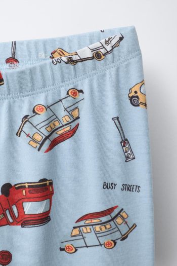2-6 Years Car Print Pyjamas