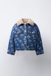 Minnie Mouse Denim Jacket with Faux Shearling