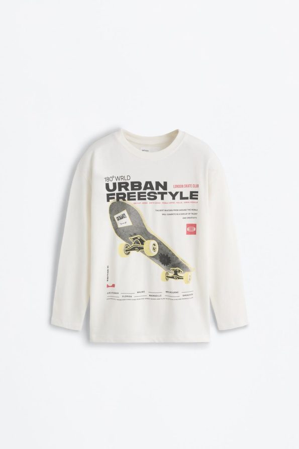 Printed Long Sleeve T-Shirt