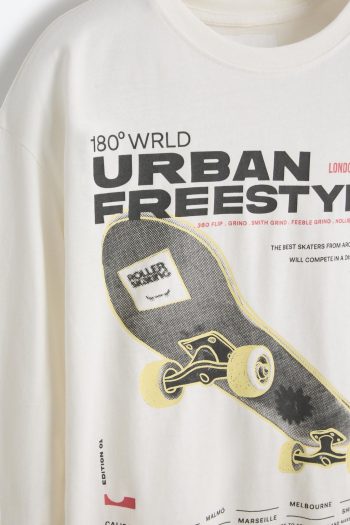 Printed Long Sleeve T-Shirt