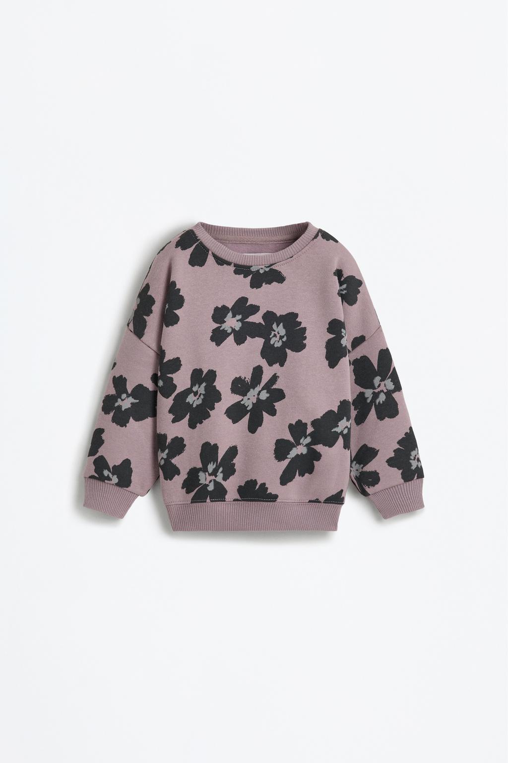 05044203654-A2.jpg Printed Sweatshirt and Ribbed Leggings Set