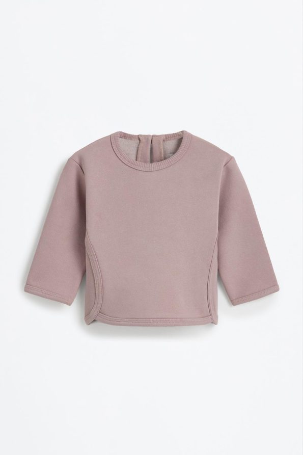 Ribbed Sweatshirt and Leggings Set