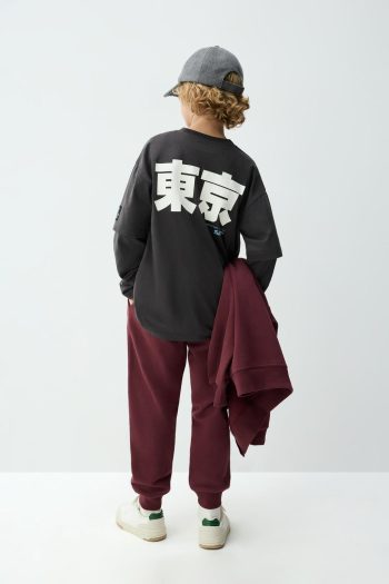 Cotton Pants with Stitch Details