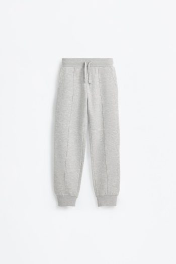 Cotton Pants with Stitch Details