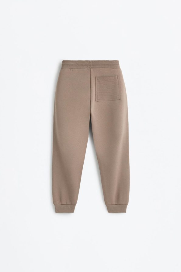 Cotton Ottoman Fabric Jogger Pants