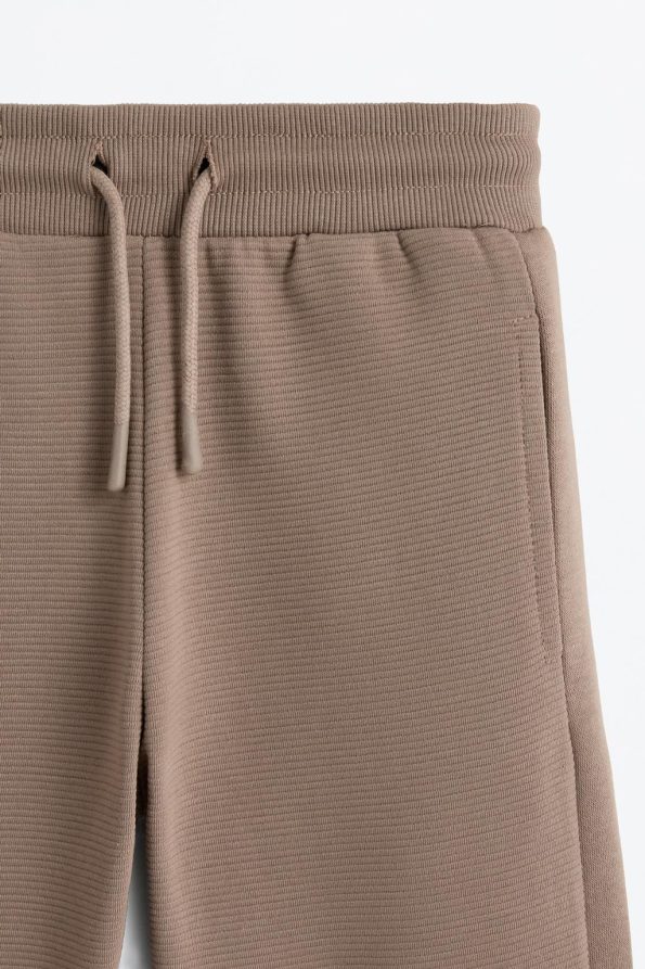 Cotton Ottoman Fabric Jogger Pants