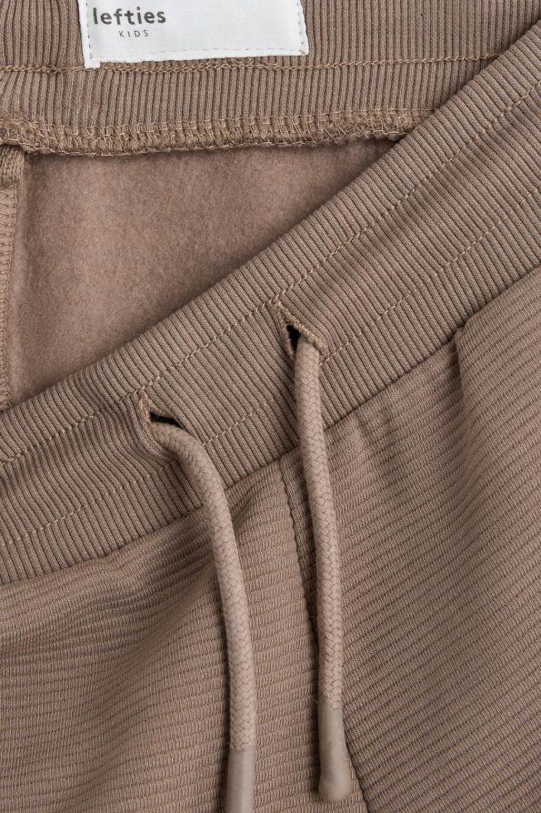 Cotton Ottoman Fabric Jogger Pants