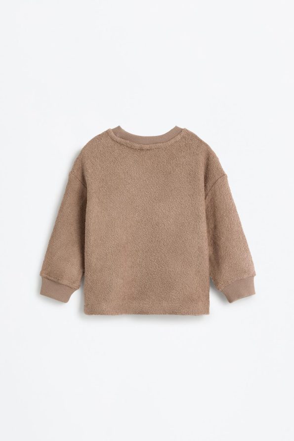 Towel Effect Sweatshirt and Pants Set