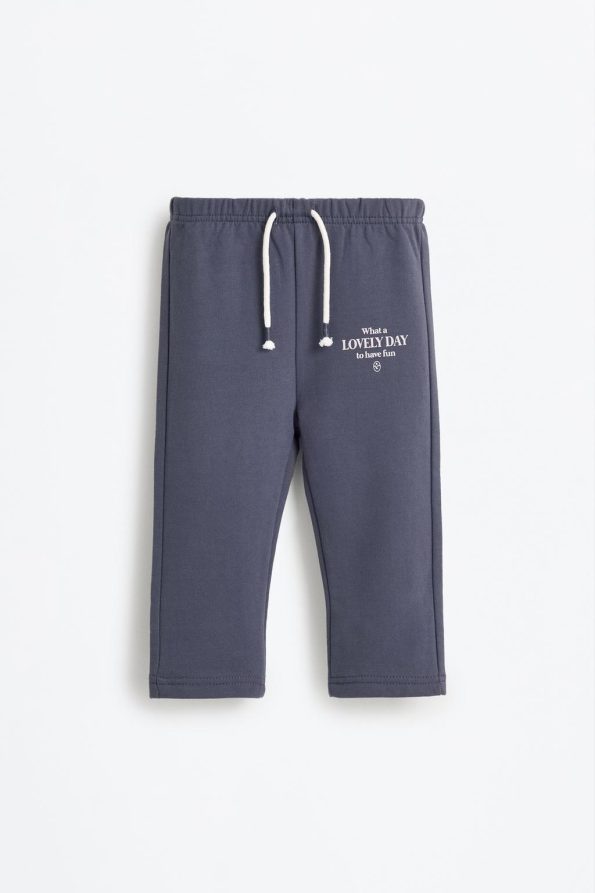 2-Pack Contrast Cotton Pants