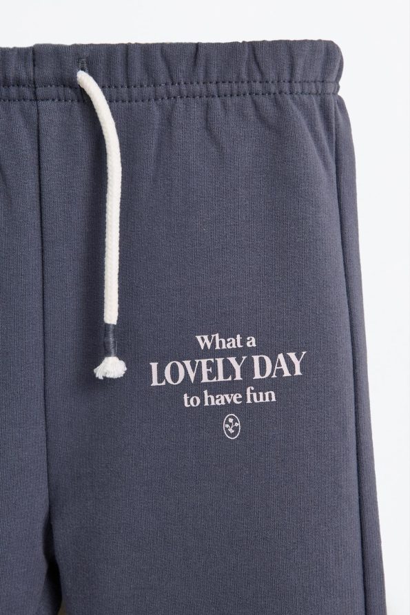2-Pack Contrast Cotton Pants
