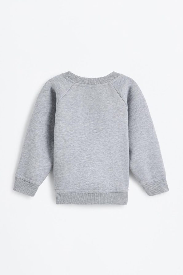 Printed Cotton Sweatshirt and Pants Set