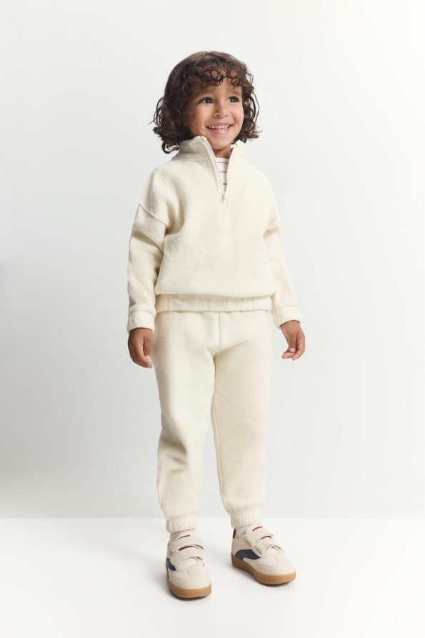 Towel Effect Sweatshirt and Pants Set