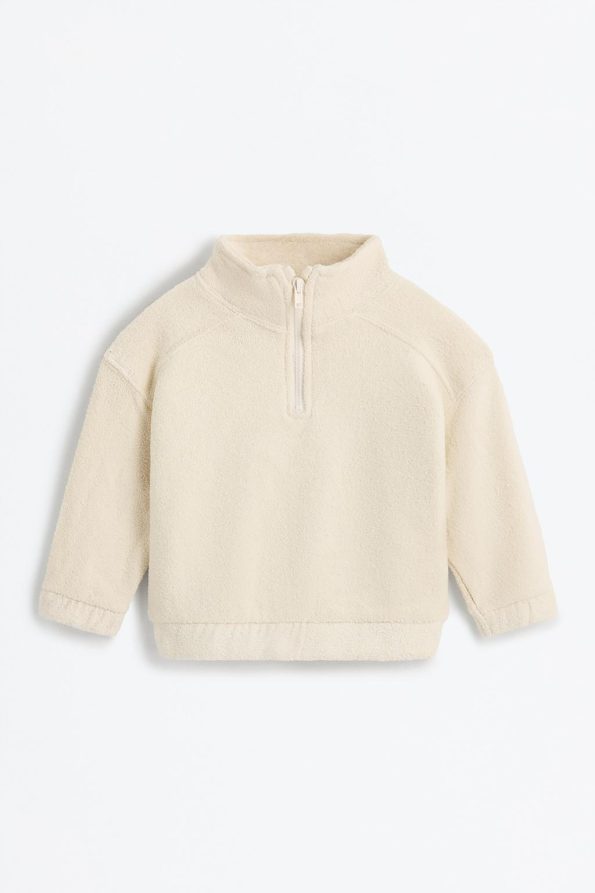 Towel Effect Sweatshirt and Pants Set