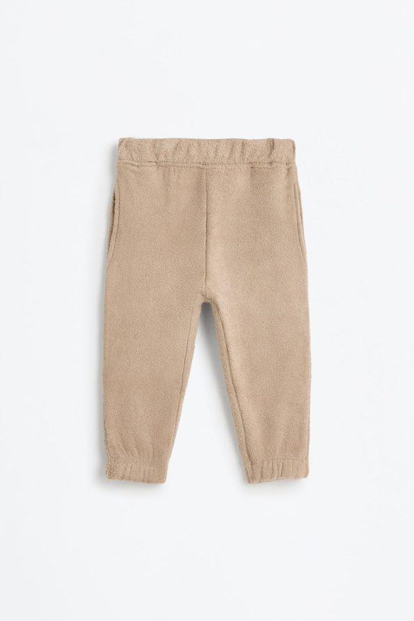 Towel Effect Sweatshirt and Pants Set