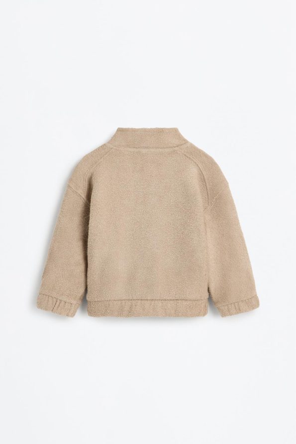 Towel Effect Sweatshirt and Pants Set