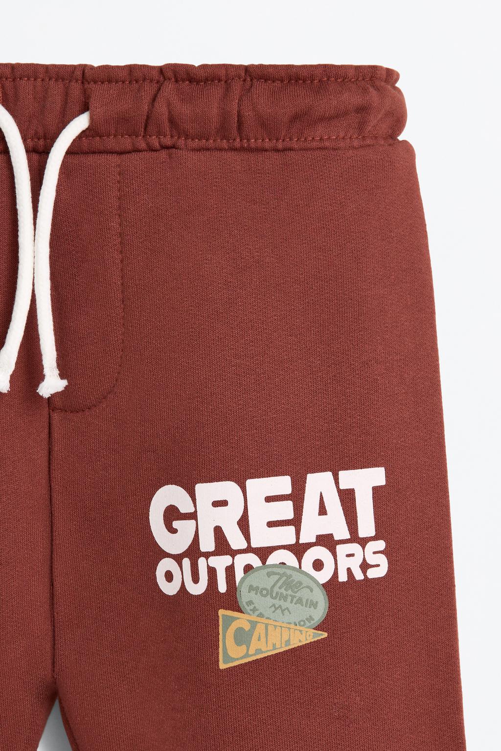 05049835791-A6.jpg 2-Piece Contrast Cotton Pants Set