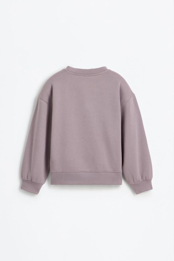 Textured Print Sweatshirt