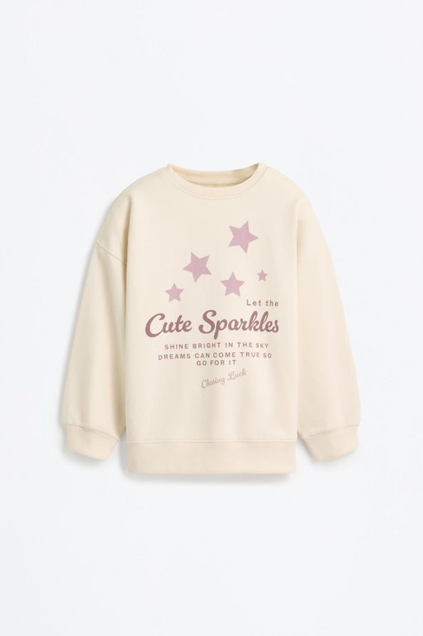 Sweatshirt and Bell-Bottom Leggings Set