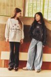 Sweatshirt and Bell-Bottom Leggings Set