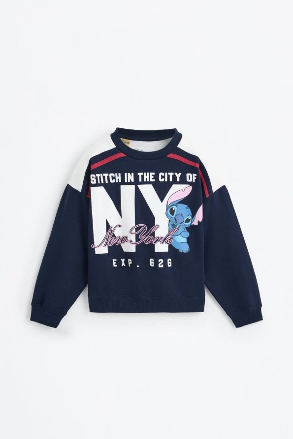 Stitch ©Disney Color Block Sweatshirt