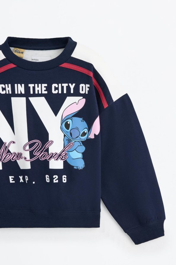 Stitch ©Disney Color Block Sweatshirt