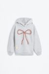 Hooded Patterned Sweatshirt