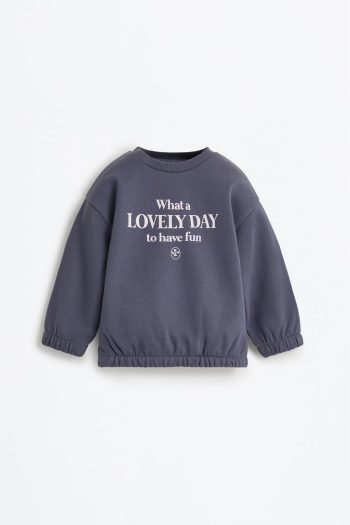 2-Piece Contrast Sweatshirt Set
