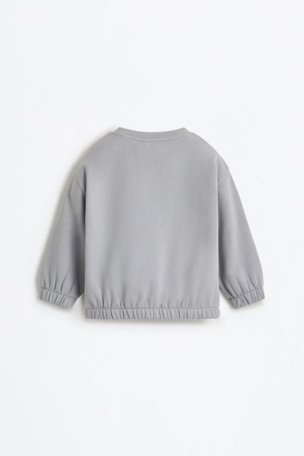2-Piece Contrast Sweatshirt Set