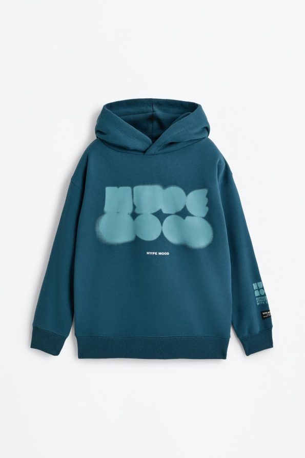 Printed Hooded Sweatshirt