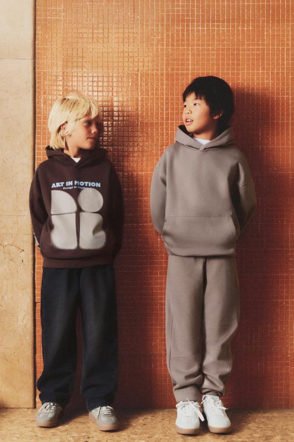 Printed Hooded Sweatshirt