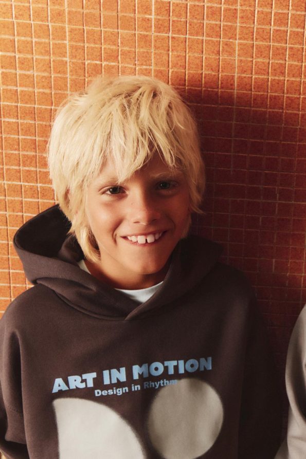 Printed Hooded Sweatshirt