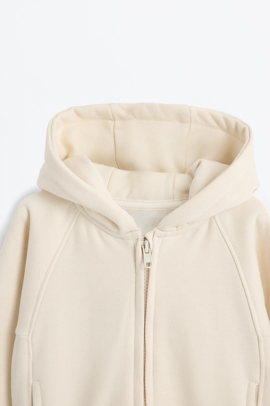 05054802733-A4.jpg Zippered Hooded Sweatshirt