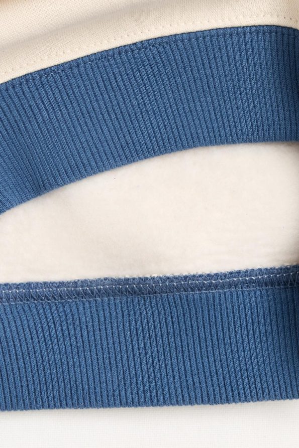 Color Block Cotton Sweatshirt