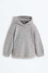 Detailed Cut Hooded Sweatshirt