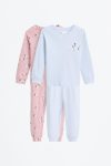 2-Piece Bear Print Pajama Set
