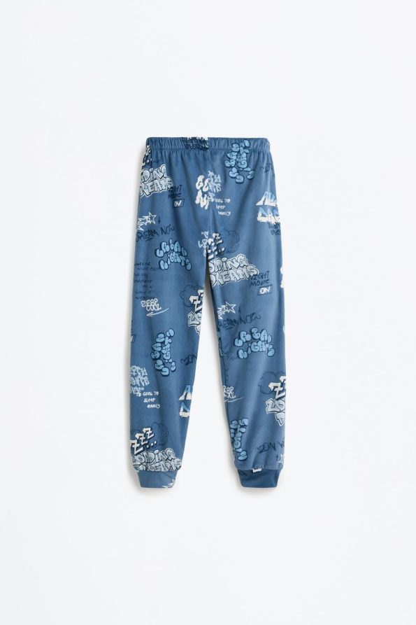 Velvet Long Pajama Set