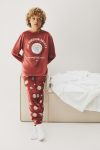 Patchwork Fuzzy Pajama Set