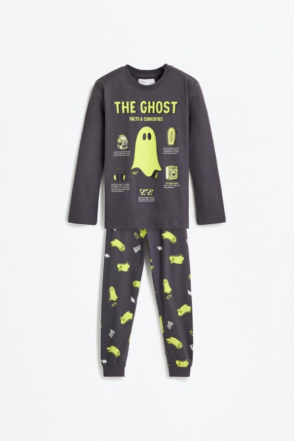 Glow-in-the-Dark Ghost Pajama Set