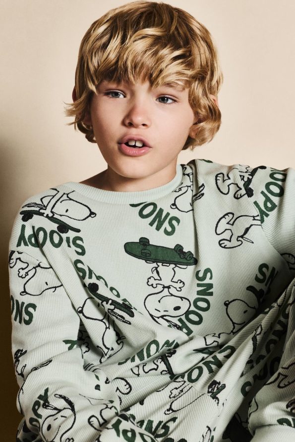 Snoopy Peanuts™ Striped Pajama Set