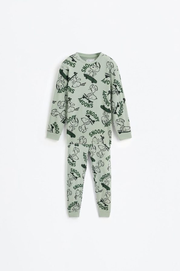 Snoopy Peanuts™ Striped Pajama Set