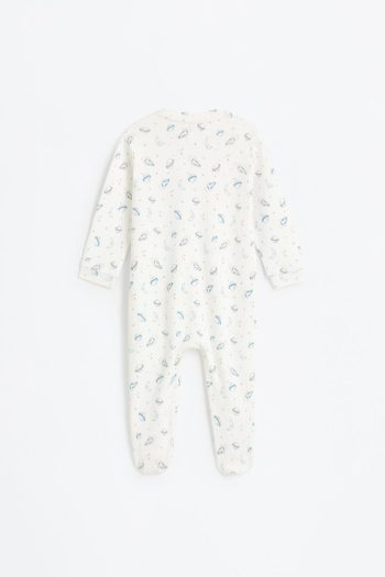 Interlock Zippered Pajama Onesie