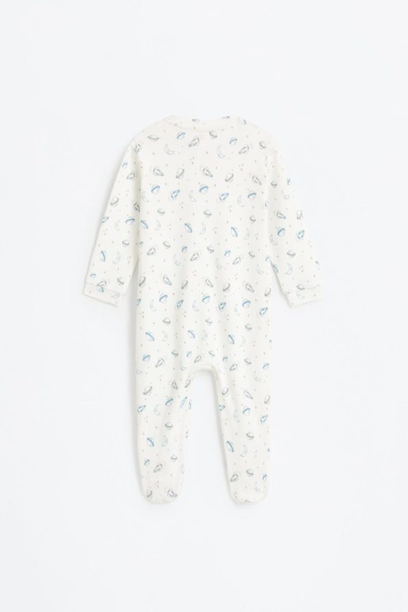 Interlock Zippered Pajama Onesie